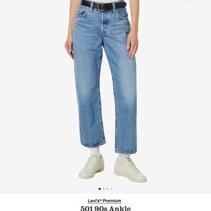Levi's Classic Blue Ankle Jeans